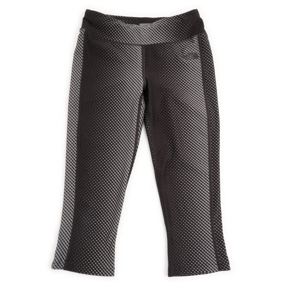 THE NORTH FACE checkerboard diamond print crop leggings size XS